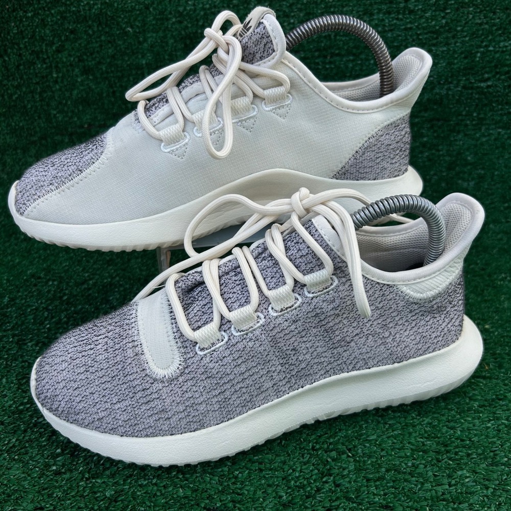 Adidas Tubular Entrap White Grey Womens Low Top Sneakers BY9739 Size 7